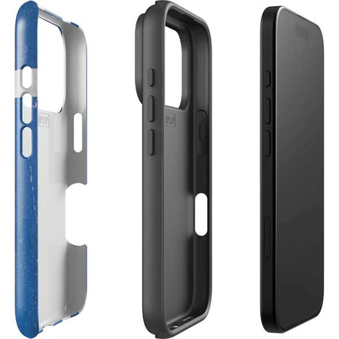 Greece Flag Distressed iPhone 17 Pro Impact Case